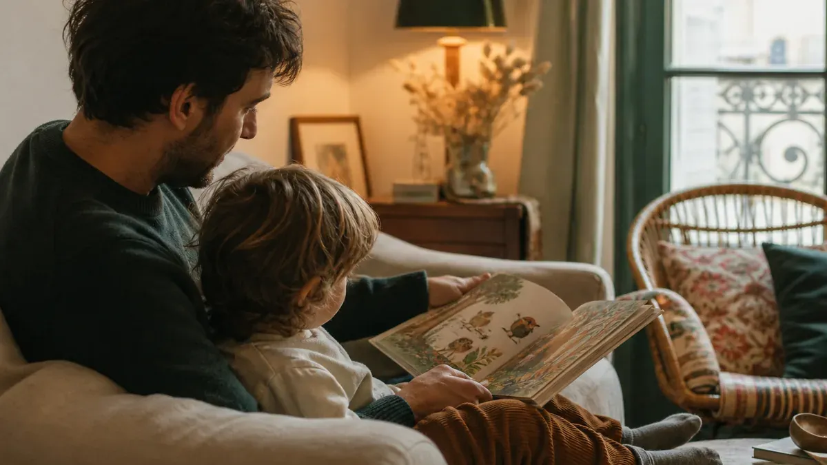 La lecture en famille de 3 à 6 ans crée un temps partagé